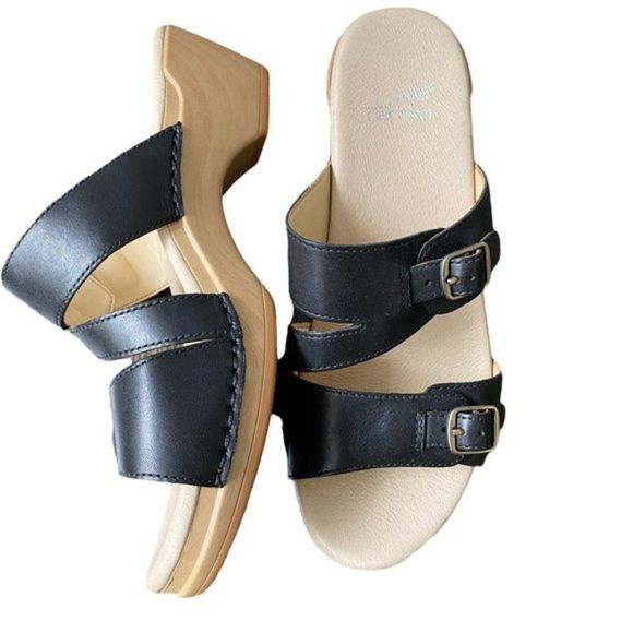 Dansko New Women’s Sandal Karena Leather Black size 38 - Picture 7 of 11